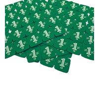 CombiCraft 1000 jetons événementiels séparables en Vert fabriqué en Plastique recy estiné comme jetons de Festival, jetons de Consigne ou comme jetons de buvette