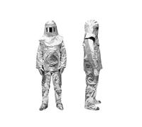 Combinaison anti-rayonnement thermique, vêtement résistant à la chaleur (feuille d'aluminium), combinaison ignifuge en composite d'aluminium pour la métallurgie et la fonderie(M)