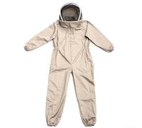 Combinaison d'apiculteur jetable XL avec capuche imperméable jaune | pour protection chimique de type 3/4/5, imperméable, jaune, haute visibilité, usage industriel