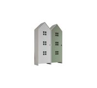 Combinaison D'armoires 2 Parties Casami Bruges blanc vert