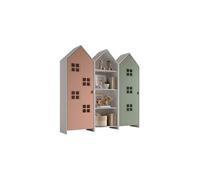 Combinaison D'armoires 3 Pièces Casami Bruges rose vert