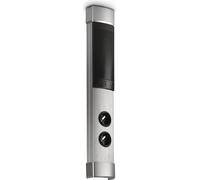 Combinaison de haut-parleurs pour prise de courant Muzak Säule avec interface Bluetooth® et chargeur USB / haut-parleurs pour prise de courant