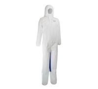 Combinaison de protection 3XL Type 5 & 6 Bi-matière Microporeux 65 gm² + SMS bleu 55 gm² à l'arrière - SINGER - PLY450