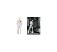 uvex Combinaison de protection jetable 4B blanc/orange – Taille M