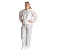 Combinaison de protection Tyvek, sans capuche, taille XL, blanche
