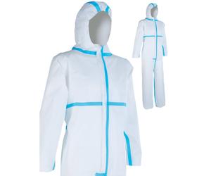 Combinaison de protection XL Non-tissé SMS polypropylène 55 g/m2 Type 5 & 6 - SINGER - PLY500