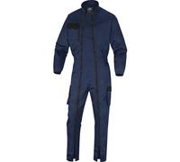 Delta Plus Combinaison de travail MACH2 V3 à double zips bleu marine/roi TL M2CZ3BMGT
