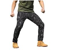Combinaison De Travail Homme Pantalon Randonnée Noir Vêtements De Travail Et Uniformes Pantalon Cargo Jeans Toile Multicolore M
