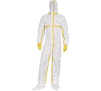 COMBINAISON DELTA PLUS NON-TISSÉE AVEC CAPUCHE - BANDES ETANCHEES - USAGE UNIQUE - DT2160 46/48 (XL)