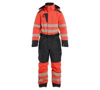 Combinaison d'hiver haute visibilité pour femme Blakläder 6726, couleur : rouge haute visibilité/noir, taille : L