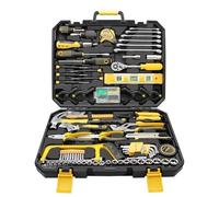 Combinaison d'outils de réparation automobile ouille 158 pièces | Ensemble d'outils mixtes, Kit d'outils à main avec boîte à outils, mallette de rangement