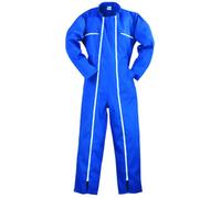 COVERGUARD 1068 - Combinaison de Travail - Taille XL - 2 Fermetures à Glissière - Polyester et Coton - Bleue