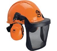 combinaison forestière 3M G3000M H31P3E V5B 3 pièces EN397 avec filet plastique Casque résistant aux UV - 3M0315B