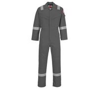 Portwest - Combinaison ignifugée FR50 Bizflame - Antistatique, protection arcs électriques - Gris L