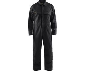Combinaison industrie manches longues coton sergé noir T54 - BLÅKLÄDER - 615110009900C60