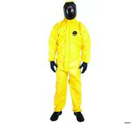 Combinaison jetable à capuche haute protection chimique et biologique WeeSafe WeeJet MEDICOM Type 3/4/5/6 - Jaune