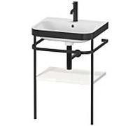 Duravit Happy D.2 lavabo avec console 57.5 cm blanche HP4735O2222