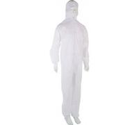 Combinaison polypropylène à capuche fermeture glissière SINGER - Blanc Taille XXL - PLYCBC05 Blanc G