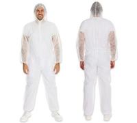 Combinaison PP LIGHT avec capuche, blanc, XL