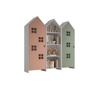 Combinaison d'armoires 3 pièces casami bruges rose vert