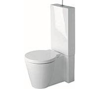 Combinaison WC à fond creux Duravit Starck 1 0233090064 41,5x64cm, 4,5 l, pour réservoir apparent, blanc