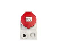 Combiné 32A 5P 400V + 2P+Z 230V prise fixe IP44 VISBL 1018
