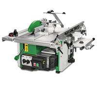 Combiné à bois universelle 5 opérations - Sciage, fraisage, rabotage, dégauchissage/rabotage et perçage de trous longs Holzstar UMK6