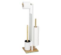 Support pour papier toilette et brosse de toilette RIVALTA, 3en1