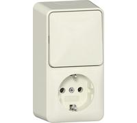 Combiné De Prise De Commutation De Montage Sur Surface Verticale 16A 250V - 417612