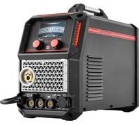 Combiné découpeur-soudeur plasma 5 en 1 - COUPE/TIG/MIG gaz/MIG flux/MMA, découpeur plasma sans contact 50 A et soudeur synergique 200 A, soudeur MIG à impulsions en aluminium 220 V compatible avec pi