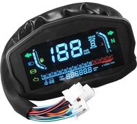 Combiné d'instruments pour moto, compteur de vitesse, compte-tours, affichage numérique LCD, température de l'eau, jauge de niveau d'huile