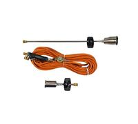 Combo INOX Composé de 2 Brûleurs INOX + 2 Cols + 1 Manche à Gâchette Bimatière à Raccord Tournant + 20 m de Tuyau + 1 Détendeur 4 bar - Chalumeau Soudeur - Chalumeau Oxygène - Lampe à Souder - EXPRESS