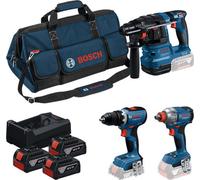 Combo Kit 3 outils 18 V GSR + GDX + GBH + Sac à outils - BOSCH - 0615A50093