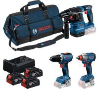 Combo Kit 3 outils 18 V GSR + GDX + GBH + Sac à outils - BOSCH - 0615A50093