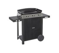 Eno Plancha à gaz sur chariot Combo Initial 65 Inox 3 brûleurs