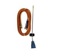 Combo TITANE Composé de 2 Brûleurs + 2 Cols + 1 Manche à Gâchette Bimatière à Raccord Tournant + 10 m de Tuyau + 1 Détendeur 4 bar - Chalumeau Soudeur - Chalumeau Oxygène - Lampe à Souder - EXPRESS