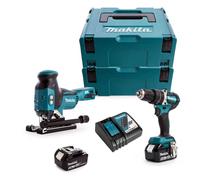 Combopack 2 outils 18V LXT (DHP484 + DJV181) (2x5,0 Ah) en MAKPAC - MAKITA DLX2355TJ