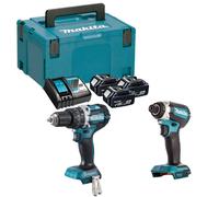 MAKITA Jeu de batteries DHP484+DTD153 Li-ion LXT 18V/5.0Ah DLX2180TJ1