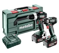 Combopack 2 outils 18V (SSD 18 LT 200 BL + BS 18 LT BL) (2x5,2 Ah) - METABO 685196000