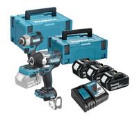Combopack 2 outils DTW700 + DTD201 (3X6.0Ah) en Makpac - MAKITA DLX2564GJ