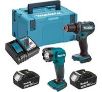Combopack 2 outils sans fil 18V LXT (2x3,0 Ah) (DDF485 + DML815) - MAKITA DLX2349J