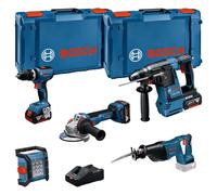 Combopack 5 outils professionnels 18V (3x5Ah) dans XL-BOXX- BOSCH 0615A5007S