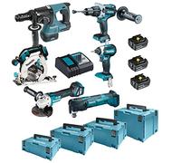 Combopack 6 machines 18V LXT (3x5,0 Ah) en MAKPAC - MAKITA DLX6085TJ