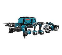 Combopack 6 outils 18V Li-Ion LXT (3x5,0 Ah) dans sac LXT600 - MAKITA DLX6038T