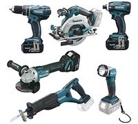 Combopack 6 outils 18V Li-Ion LXT (3x5,0 Ah) - MAKITA DLX6076T