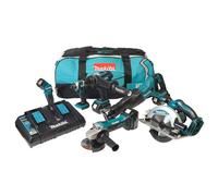 Combopack 6 outils électroportatifs (3x5,0Ah) Li-Ion - MAKITA DLX6104TX2