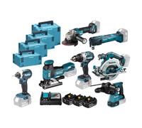 Combopack 7 outils 18V LXT (3x5.0 Ah) dans Makpac - MAKITA DLX7030T3J