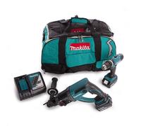 MAKITA Kit DLX2025M (DHP453 + DHR202 + 2 x 4.0 Ah + DC18RC + LXT600)