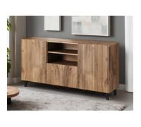 Come - buffet bas - effet bois - 2 portes, 1 tiroir et 1 niche - 150 cm - Bois