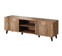 Come - meuble TV - effet bois - 2 portes et 2 niches - 150 cm - Bois